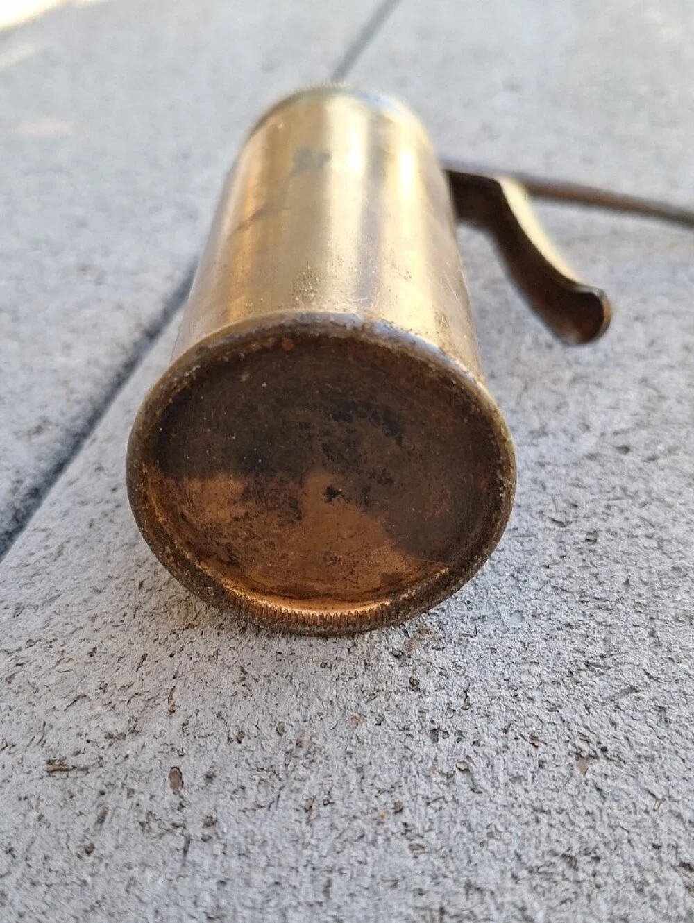 Vintage Brass Oil Can with Long Spout